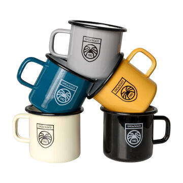 PAJAK Enamel Mug Teal 162 Gr Emaye Çelik Outdoor Kamp Kupası