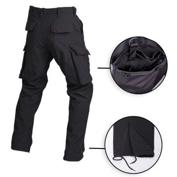 Sturm Miltec Softshell Hose Siyah Pantolon