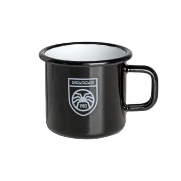 PAJAK Enamel Mug Siyah 162 Gr Emaye Çelik Outdoor Kamp Kupası