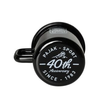 PAJAK Enamel Mug Siyah 162 Gr Emaye Çelik Outdoor Kamp Kupası