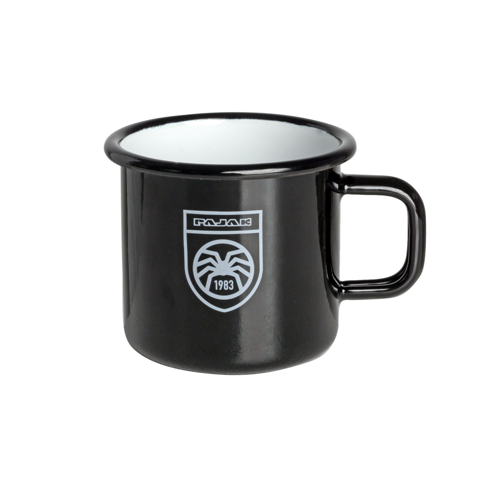 PAJAK Enamel Mug Siyah 162 Gr Emaye Çelik Outdoor Kamp Kupası