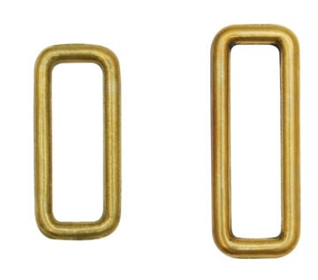 KONG Rectangular Ring 108 Dikdörtgen Denizcilik Bronz Halka Lake