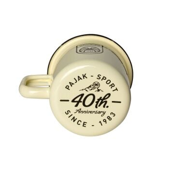 PAJAK Enamel Mug Krem 162 Gr Emaye Çelik Outdoor Kamp Kupası