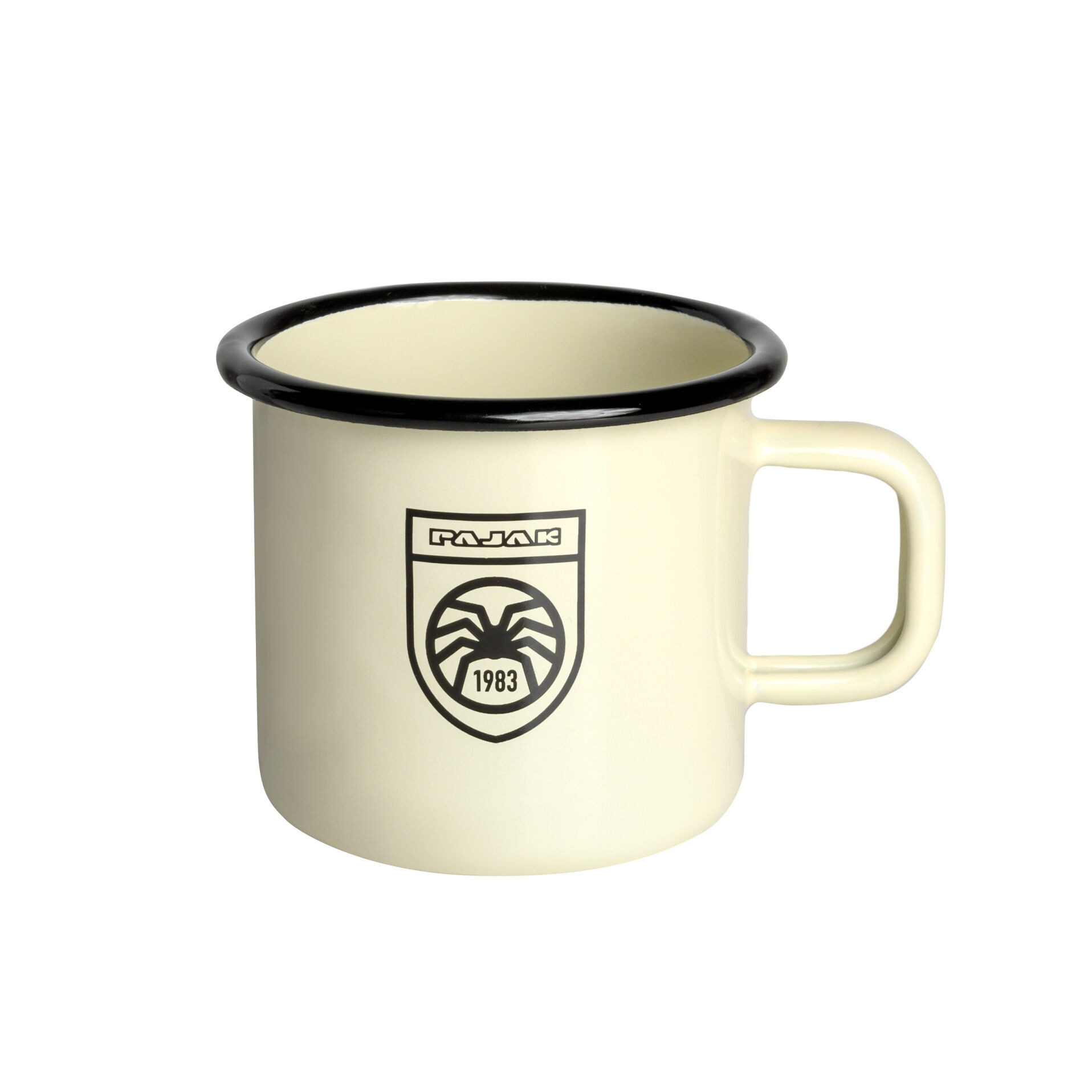 PAJAK Enamel Mug Krem 162 Gr Emaye Çelik Outdoor Kamp Kupası