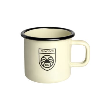 PAJAK Enamel Mug Krem 162 Gr Emaye Çelik Outdoor Kamp Kupası