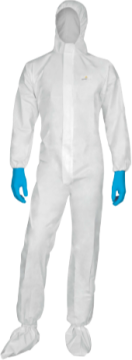 Delta Plus DT115 Beyaz Antistatik Tip 5 Tek Kullanımlık Kimyasal Koruyucu Tulum EN ISO 13982-1 EN13034 EN1149-5 EN ISO 13688