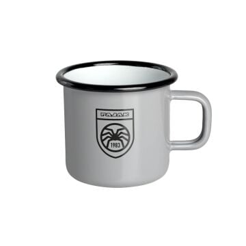 PAJAK Enamel Mug Gri 162 Gr Emaye Çelik Outdoor Kamp Kupası