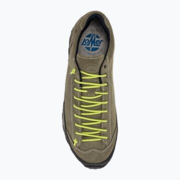 Lomer Italy Bio Naturale MTX Waterproof Vibram Full Çarşak Deri Erkek Ayakkabı Truffle Lime