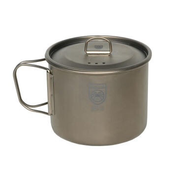 PAJAK Titanium Mug 900 Gümüş 900 ML 92 Gr Ultra Hafif Titanyum Kamp Kupası