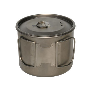 PAJAK Titanium Mug 550 Gümüş 550 ML 72 Gr Ultra Hafif Titanyum Kamp Kupası