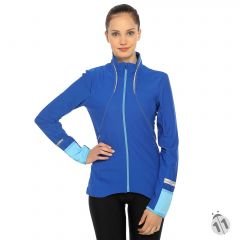 Gore-Tex Bayan Mavi Uzun Kollu  Windstopper Ipod Cepli ProDryFit Outdoor, Koşu, Fitness Tişört