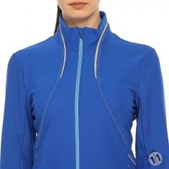 Gore-Tex Bayan Mavi Uzun Kollu  Windstopper Ipod Cepli ProDryFit Outdoor, Koşu, Fitness Tişört
