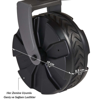 Uquip Buddy Katlanabilir Her Zemin için İdeal Vagon Yük Taşıma Aracı Boulder