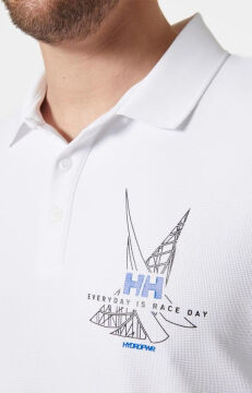 Helly Hansen Hp Race Polo Yaka T-Shirt Beyaz
