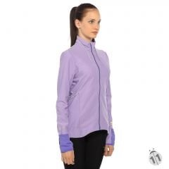 Gore-Tex Bayan Lila Uzun Kollu  Windstopper Ipod Cepli ProDryFit Outdoor, Koşu, Fitness Tişört