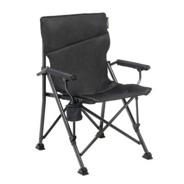 Uquip Roxy Comfort+ Black Edition Yüksek Konforlu Katlanır Kamp Sandalyesi