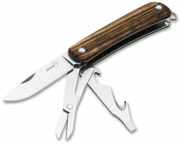 Böker Plus Mini Tech Tool 4 Zebrawood Çakı