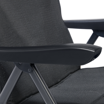 Uquip Justy XL Comfort+ Black Edition 3 Pozisyonlu Konforlu Kamp Sandalyesi