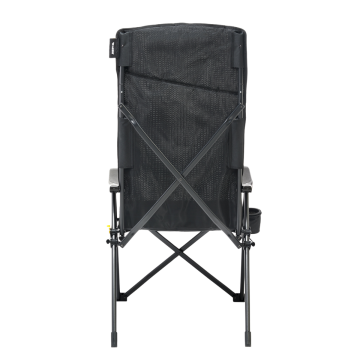 Uquip Justy XL Comfort+ Black Edition 3 Pozisyonlu Konforlu Kamp Sandalyesi