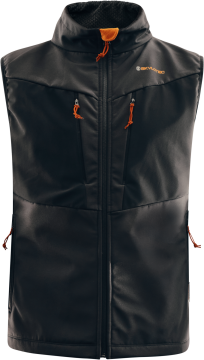 Skylotec Softshell Vest Men BE-482-000-005 Siyah Rüzgar Geçirmez Su İtici Erkek Softshell Yelek L