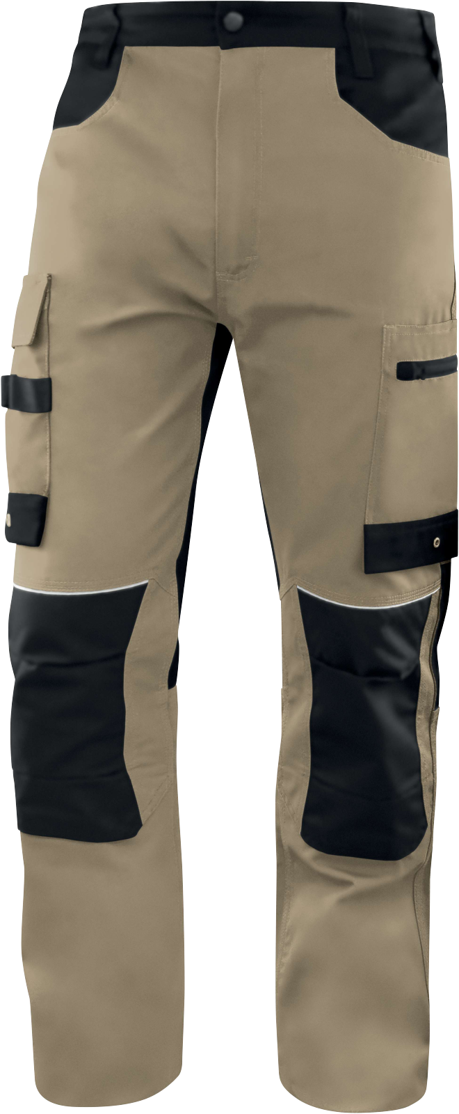 Delta Plus M5PA3 Gri-Siyah Bol Kesim Cordura Takviyeli Çok Cepli İş Pantolonu EN14404 EN ISO 13688