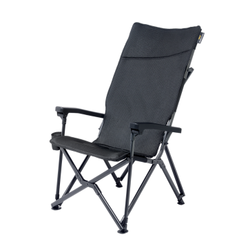Uquip Barry XXL Comfort+ Black Edition Yüksek Konforlu Kamp Sandalyesi