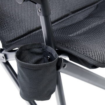 Uquip Barry XXL Comfort+ Black Edition Yüksek Konforlu Kamp Sandalyesi