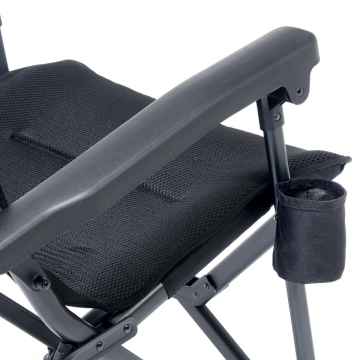 Uquip Barry XXL Comfort+ Black Edition Yüksek Konforlu Kamp Sandalyesi