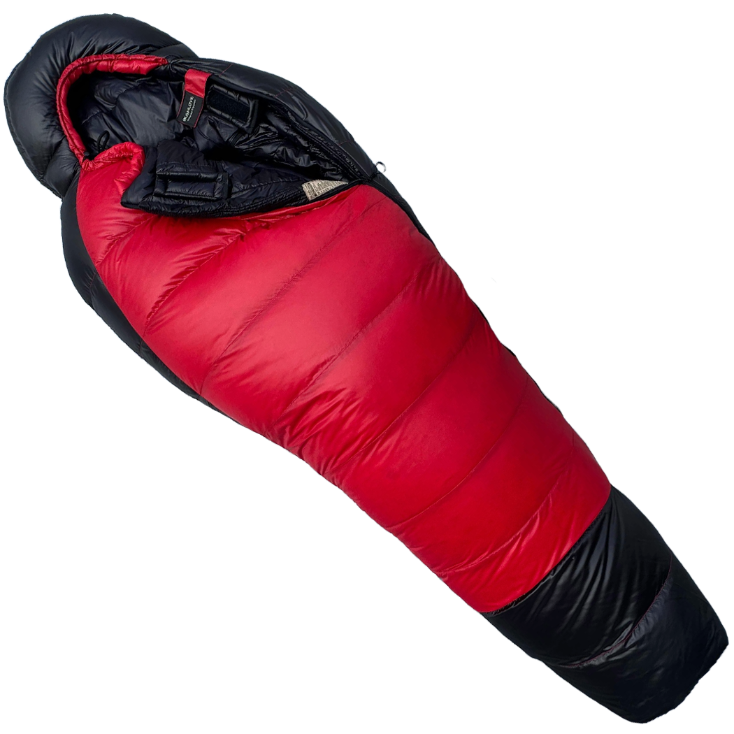 Bushlove Snag New -44C 800 Fill Kaz Tüyü Ultralight Uyku Tulumu Siyah Kırmızı