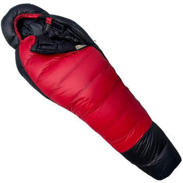 Bushlove Snag New -44C 800 Fill Kaz Tüyü Ultralight Uyku Tulumu Siyah Kırmızı