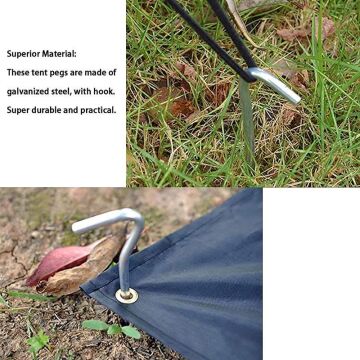 Naturehike C-Kafa 16 cm Çadır Kazığı [8 Pcs]