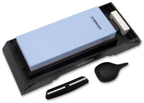 Böker Combi Waterstone Sharpening Station 240 / 2000 Bileme İçin Su Taşı İstasyonu