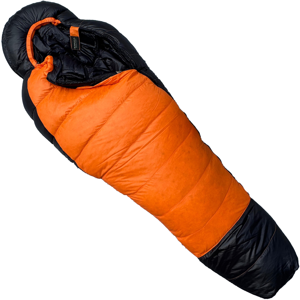 Bushlove Snag New -44C 800 Fill Kaz Tüyü Ultralight Uyku Tulumu Siyah Turuncu