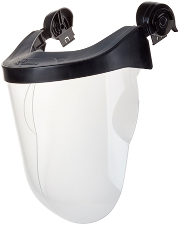 Skylotec Contour Xi Mehrzweck Visiercarrier Dahil Inceptor Grx Uyumlu Çene Korumalı EN 166 2001 Polikarbonat Yüz Siperi Seti