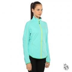 Gore-Tex Bayan Açık Mavi Uzun Kollu Windstopper Ipod Cepli ProDryFit Outdoor, Koşu, Fitness Tişört
