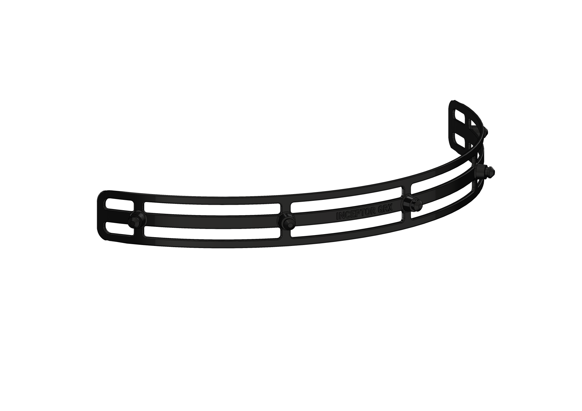 Skylotec Inceptor Headband Siyah Inceptor Grx Uyumlu Çıtçıt Bağlantılı Yastıksız Yedek Baret Baş Bandı