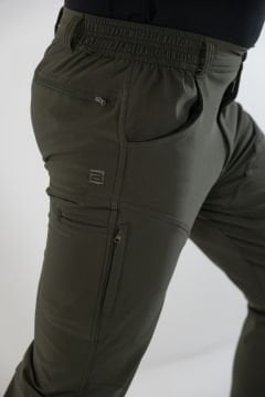 Bushlove Rush Pro 4 Season Esnek Çok Cepli Pantolon Haki Yeşil