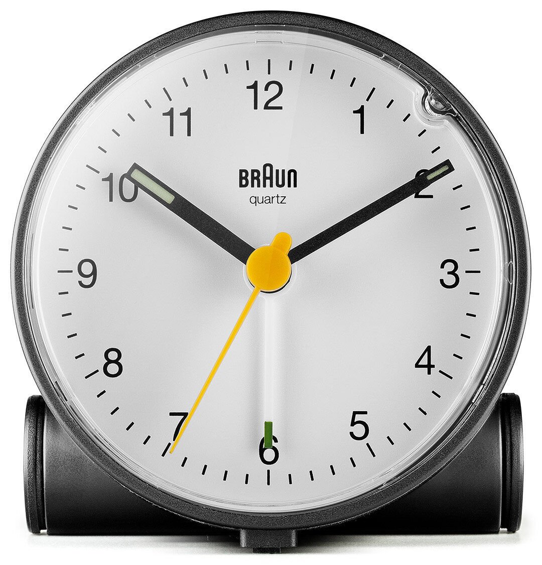 BRAUN BC01W BEYAZ KLASİK ANALOG ALARMLI MASA SAATİ