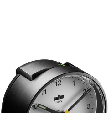 BRAUN BC01W BEYAZ KLASİK ANALOG ALARMLI MASA SAATİ