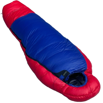 Bushlove Snag New -44C 800 Fill Kaz Tüyü Ultralight Uyku Tulumu Kırmızı Mavi