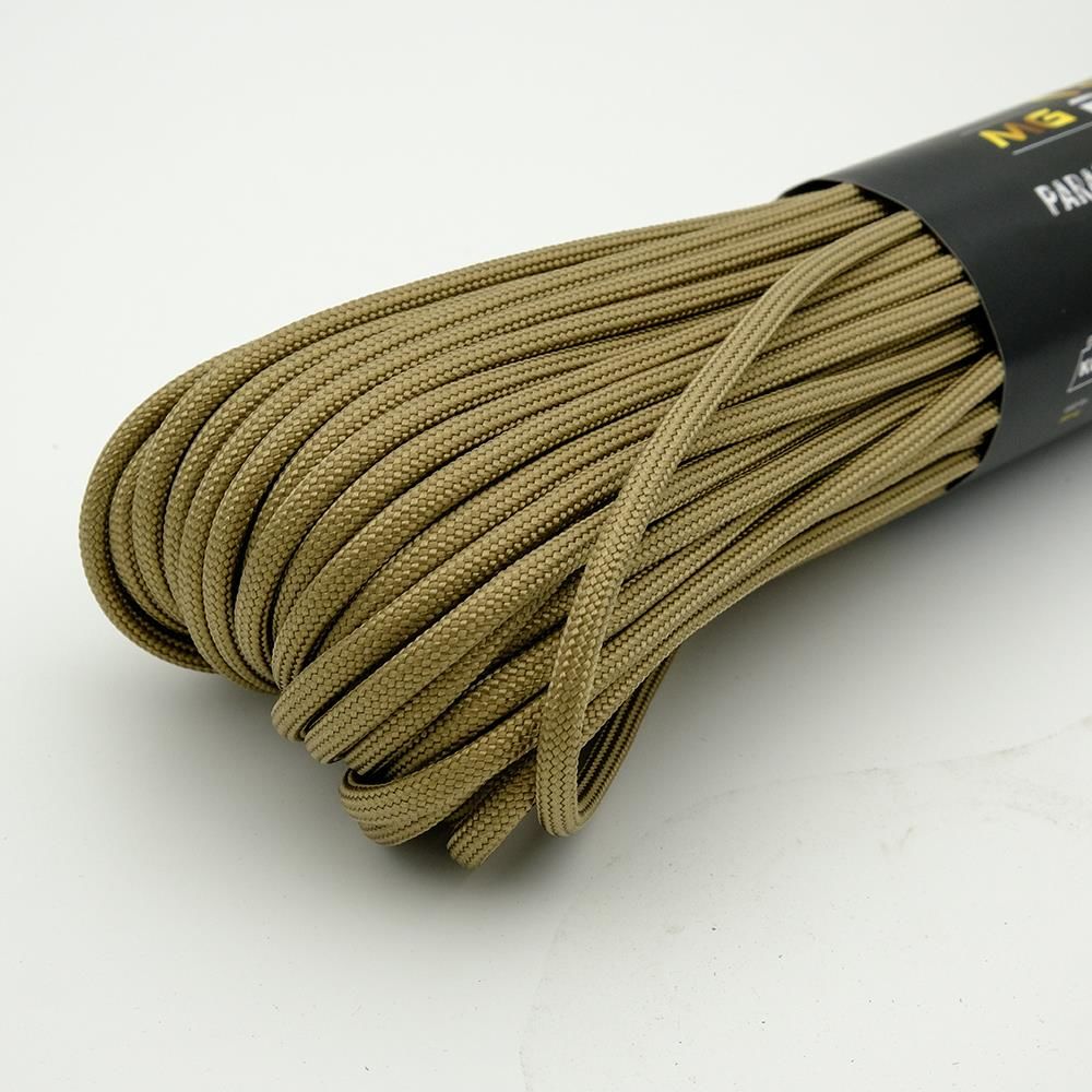 Ropes Polyester Paracord İp 4 mm Bej 30 Metre