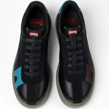 Camper Runner K21 Twin Sella Negro,Car/K21 Bio Alvar Siyah Erkek Ayakkabı k100743-031