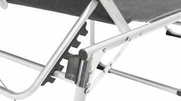 Outwell New Foundland Ultra Konforlu Alüminyum 5 Pozisyonlu Katlanır Şezlong Kampet 410075