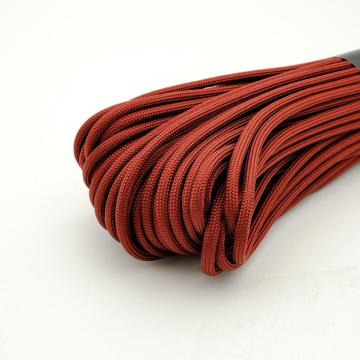 Ropes Polyester Paracord İp 4 mm Bordo 30 Metre