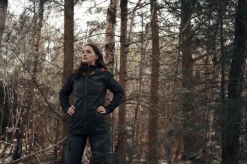 Skylotec Windbreaker Women BE-476-000-002 Siyah Rüzgar Geçirmez Su İtici Kadın Ceket