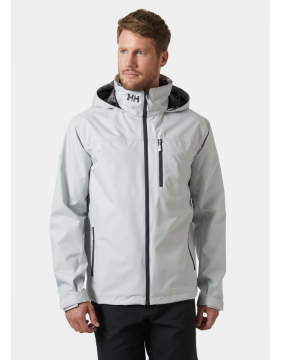 Helly Hansen Crew Kapüşonlu Erkek Ceket Grey Fog