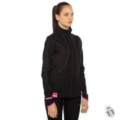 Gore-Tex Bayan Black Belden Cepli  Uzun Kollu Windstopper  ProDryFit Outdoor, Koşu, Fitness Tişört