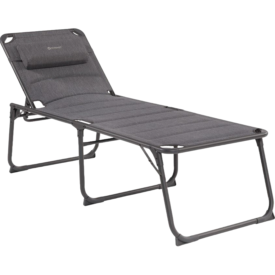 Outwell Evansville Premium Extra Dolgulu Alüminyum 5 Pozisyonlu Katlanır Şezlong Kampet