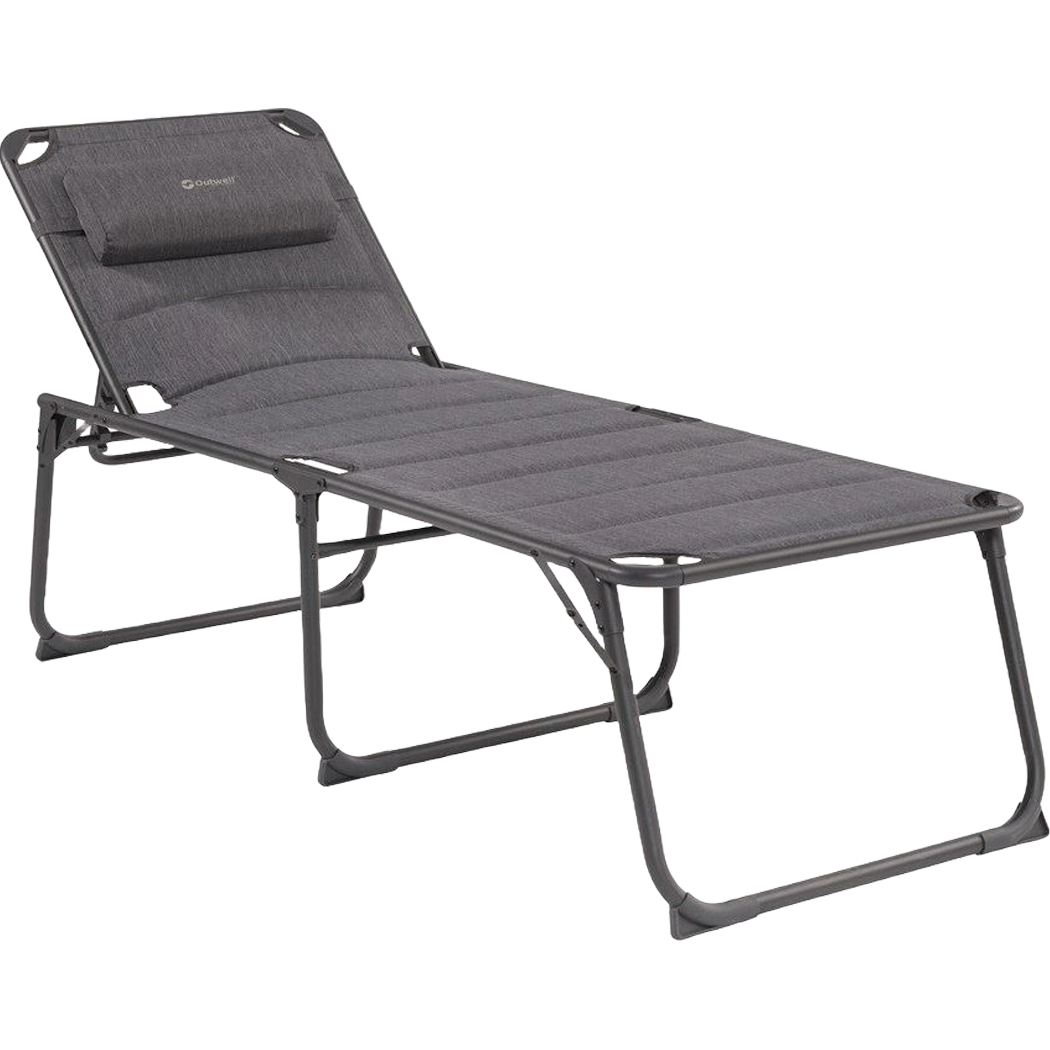 Outwell Evansville Premium Extra Dolgulu Alüminyum 5 Pozisyonlu Katlanır Şezlong Kampet