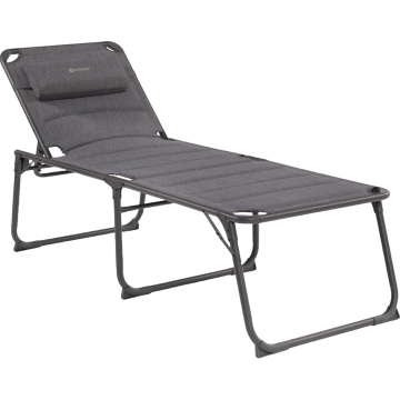Outwell Evansville Premium Extra Dolgulu Alüminyum 5 Pozisyonlu Katlanır Şezlong Kampet